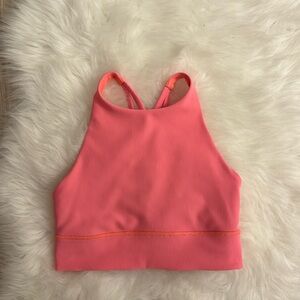 lulu high neck sports bra